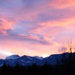 Sunrise in Chilliwack Out my Office Window